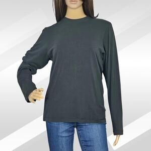 2/$30 SKIMS Black Long Sleeve T-Shirt Size XXS